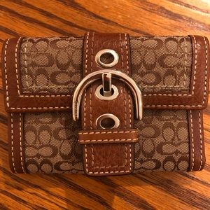 Coach Signature Logo Wallet